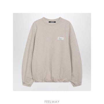 인더샵 JACQUEMUS 자크뮈스 베이지 스웨트셔츠