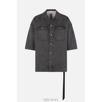 인더샵 Rick Owens DRKSHDW 릭오웬스 다크쉐도우 그레이 셔츠