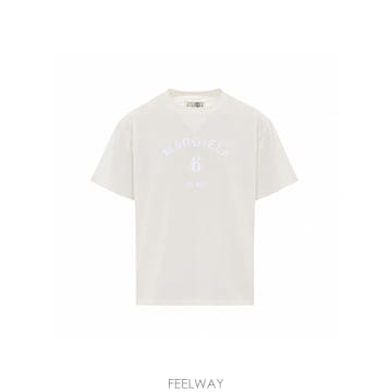 인더샵 MM6 Maison Margiela MM6 메종 마르지엘라 화이트 반팔 티셔츠