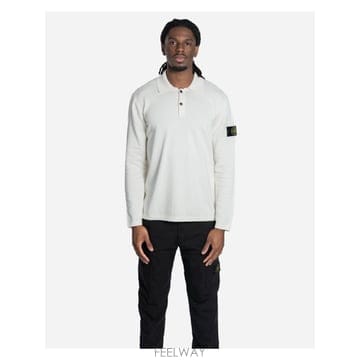 인더샵 STONE ISLAND 스톤아일랜드 아이보리 폴로 셔츠