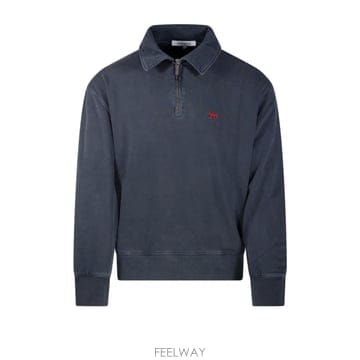 인더샵 Maison Kitsune 메종키츠네 그레이 폴로 셔츠