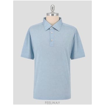 인더샵 Kiton 키톤 블루 폴로 셔츠