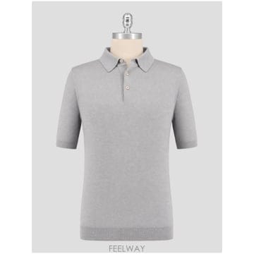 인더샵 Kiton 키톤 그레이 폴로 셔츠