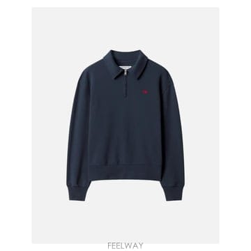 인더샵 Maison Kitsune 메종키츠네 네이비 폴로 셔츠