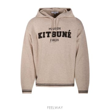 인더샵 Maison Kitsune 메종키츠네 베이지 후드