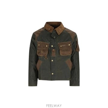 인더샵 Barbour 바버 그린 자켓