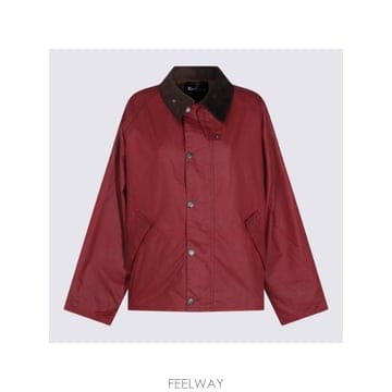 인더샵 Barbour 바버 레드 자켓