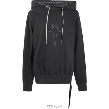 인더샵 Rick Owens DRKSHDW 릭오웬스 다크쉐도우 블랙 후드