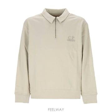 인더샵 C.P. COMPANY 씨피 컴퍼니 베이지 폴로 셔츠