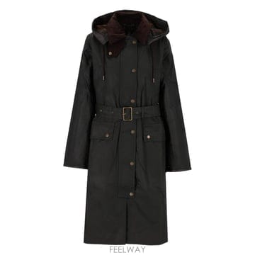 인더샵 Barbour 바버 그린 자켓
