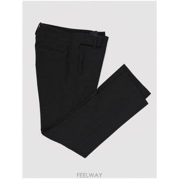 인더샵 Kiton 키톤 블랙 테일러드 팬츠