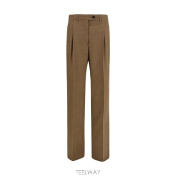 인더샵 PRADA 프라다 브라운 테일러드 팬츠