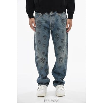 인더샵 Alexander McQUEEN 알렉산더 맥퀸 블루 데님 팬츠