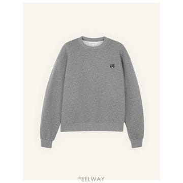 인더샵 Maison Kitsune 메종키츠네 그레이 스웨트셔츠