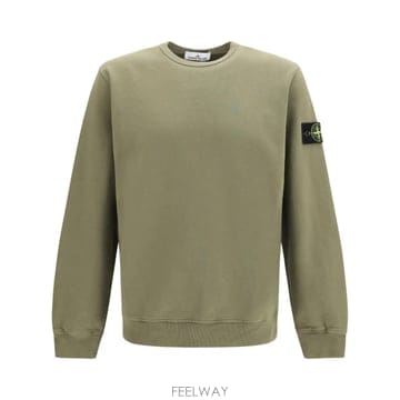 인더샵 STONE ISLAND 스톤아일랜드 그린 스웨트셔츠