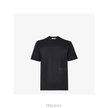 인더샵 FENDI 펜디 블랙 반팔 티셔츠