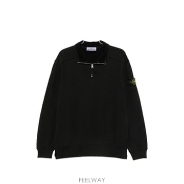 인더샵 STONE ISLAND 스톤아일랜드 블랙 스웨트셔츠
