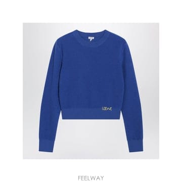 인더샵 LOEWE 로에베 블루 니트