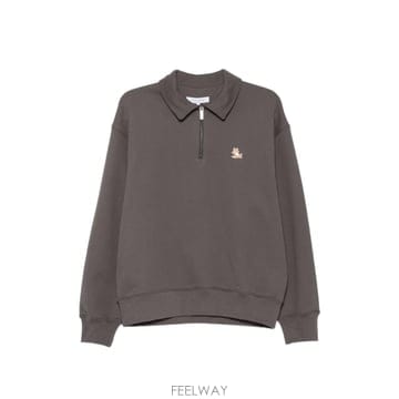 인더샵 Maison Kitsune 메종키츠네 그레이 스웨트셔츠