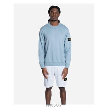 인더샵 STONE ISLAND 스톤아일랜드 블루 스웨트셔츠