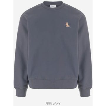 인더샵 Maison Kitsune 메종키츠네 그레이 스웨트셔츠