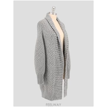 인더샵 Kiton 키톤 그레이 가디건