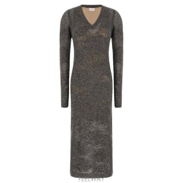 Brunello Cucinelli �δ��� BRUNELLO CUCINELLI ���ڷ� ��ġ�ڸ� �׷��� �� �巹���δ��� BRUNELLO CUCINELLI ���ڷ� ��ġ�ڸ� �׷��� �� 