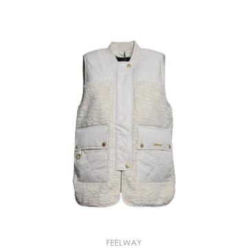 인더샵 Barbour 바버 베이지 베스트
