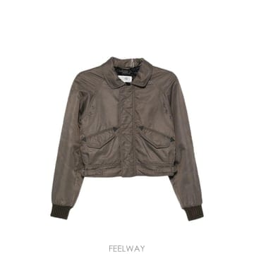 인더샵 MM6 Maison Margiela MM6 메종 마르지엘라 그레이 봄버 자켓