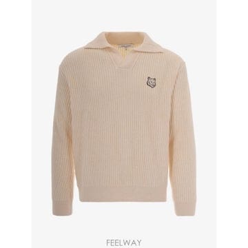 당일배송 메종 키츠네 폴로 칼라 스웨터
