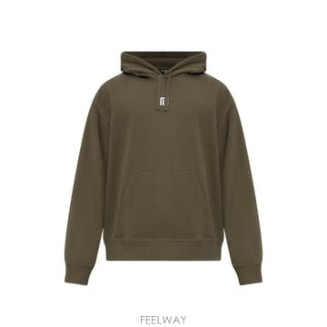 당일배송 발망 로고 디테일 드로스트링 후디
