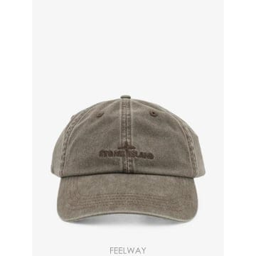 당일배송 스톤아일랜드 로고 자수 캡 모자