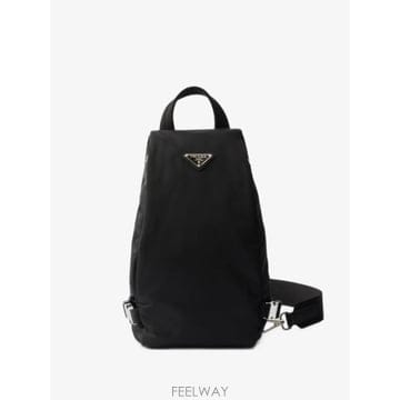 당일배송 프라다 리나일론 앤 사피아노 레더 백팩
