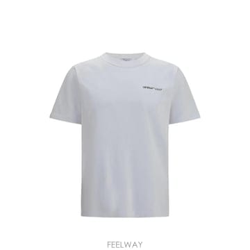 당일배송 오프화이트 로고 쿼트 반소매 티셔츠