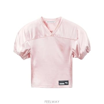 당일배송 알렉산더왕 풋볼 패딩 저지 티셔츠