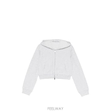 당일배송 알렉산더왕 크롭 후드 집업