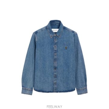 당일배송 아미 아미 드 쾨흐 블루 데님 셔츠