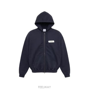당일배송 베트멍 로고 패치 후드 집업