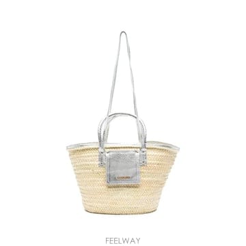 당일배송 쟈크뮈스 솔리 라피아 바스켓 백