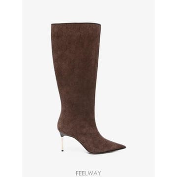당일배송 구찌 GG Supreme perforated suede boots