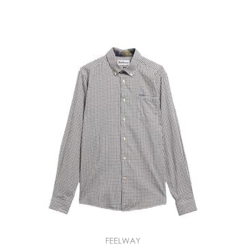 당일배송 바버 Padshaw gingham check button down shirt