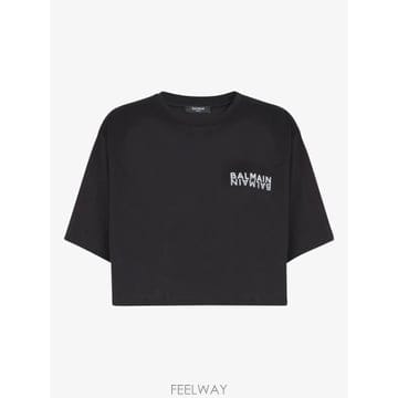 당일배송 발망 프린트 디테일 티셔츠