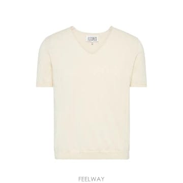 당일배송 메종마르지엘라 코튼 V넥 탑