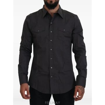 당일배송 돌체앤가바나 Sicilia slim fit shirt
