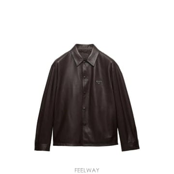당일배송 프라다 나파 레더 셔츠