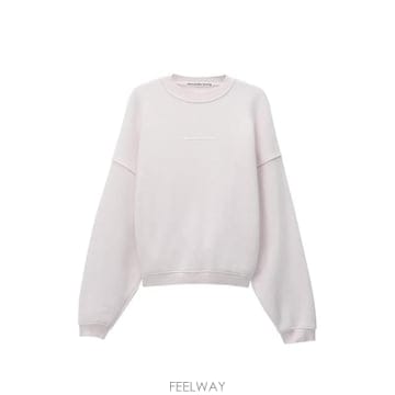 당일배송 알렉산더왕 오버사이즈 로고 프린트 스웨트셔츠