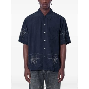 당일배송 아워레가시 Every embroidered short sleeve shirt