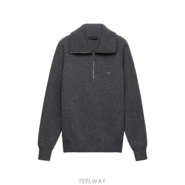 당일배송 프라다 울 앤 캐시미어 폴로 스웨터