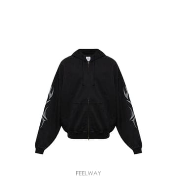 당일배송 베트멍 그래픽 프린트 후드 집업