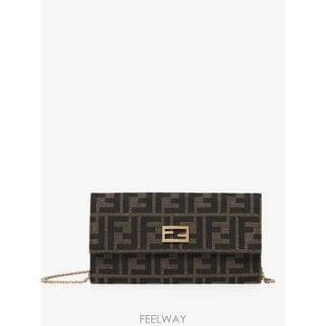당일배송 펜디 튜브 콘티넨탈 로고 체인 지갑